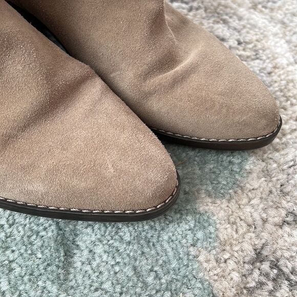 White Mountain 8.5 *Havana* Suede Leather Tassel Ankle Booties EUC - Picture 10 of 11